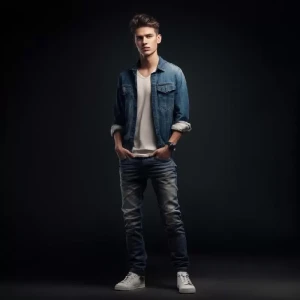 Джинсы с высокой талией Джинсы с высокой талией